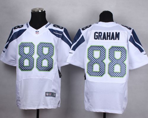 Nike Seahawks #88 Jimmy Graham White Men's Stitched NFL Vapor Untouchable Elite Jersey